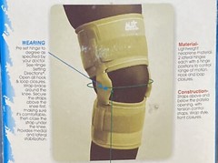 Alex Orthopedic Adjustable Hinged Knee Brace Large/extra Large Beige Color