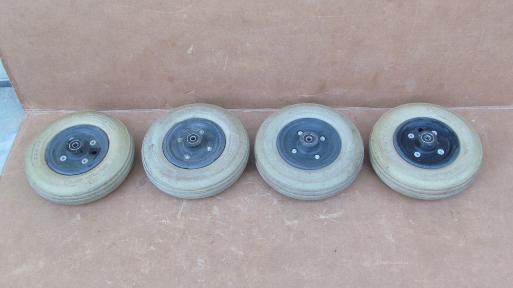 Hoveround Teknique XHD Electric mobility scooter parts: 4 rear caster wheels