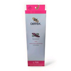 Aetrex L705 Womens Speed Lynco Orthotics Metatarsal Support Med/High Arch SZ 10