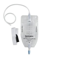 Remington Nephrostomy Drainage Bag, 600 mL, 24 Inch Tubing, Sterile, 1 Ct, 600-D