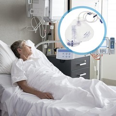 Urinary Drainage Bag with Anti-Reflux Chamber, Urine 2000 mL…