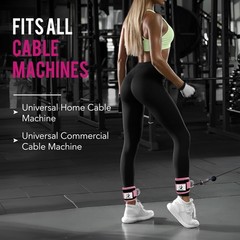 Adjustable Ankle Strap Set for Cable Machines – Glute & Leg Workouts
