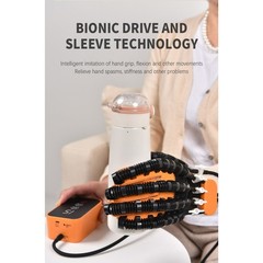 Robotic Hand Training Glove Rechargeable Individual Finger Exercise Portable