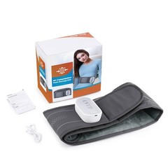 Update 4-Level Heated Lumbar Massage and Decompression Belt for Back Pain Relief