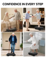 Adjustable Step Stool 600 LBS Capacity 3 Height – Indoor Outdoor Use