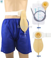 Bladder Lumbar Side Pocket Day/Night Set Latex Material Colostomy bags Reusable