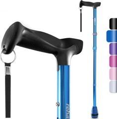Walking Cane, Folding, Adjustable, Lightweight, Walking Canes for Men & Women