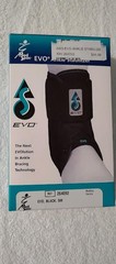 EVO Ankle Stabilizer (Small, Black) by Med Spec with stirrup straps gently used