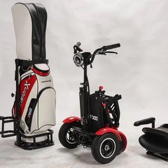 White/Red/Royal Blue Adult Portable Four-wheel Small Foldable Electric Scooter