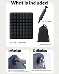 Sondor Travel Cushion, Inflatable seat Cushion, Suitable for Airplane Seats,