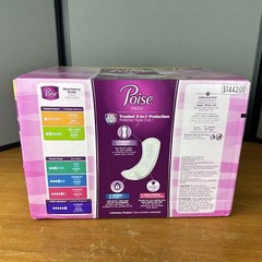 Poise Female Incontinent Pad Long Length 15.5 Inch Length 51442 Ultimate 56 Ct