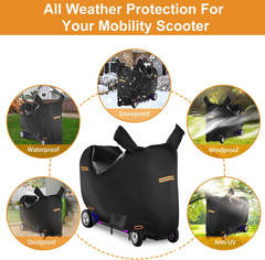 Mobility Scooter Cover Waterproof Accessories,420D Oxford Heavy Duty Electric