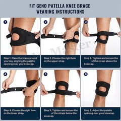 Knee Brace Support Compression Sleeve Patella Stabilizer Sport Joint Pain Relief