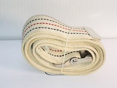 Large Gait Belt W/ Metal Buckle, 58 Inch, White Essential Medical Supply Medline