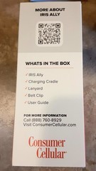 CONSUMER CELLULAR® ~ IRIS ALLY Medical Alert Device • Complete