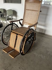 1910 Gendron Wheelchair With Reclining Back And Elevating Leg Rests – Immaculate