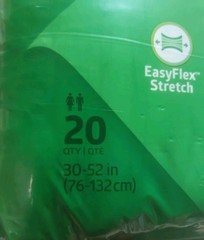 Fitright Extra Adult OptIFit Briefs 20-Count 30-52 In size Large Medline New