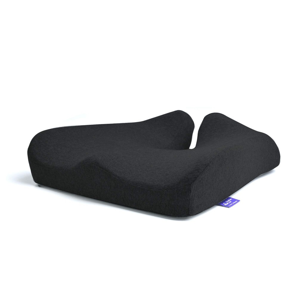 CUSHION LAB Cloud Cradle Pressure Relief Seat Cushion for Long Sitting – Black