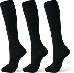 Compression Socks for Women & Men 15-20 Mmhg, Knee High Medical Support Stocking