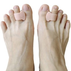 1Pair Gel Silicone Bunion Corrector Toe Separator Hallux Valgus Straightener