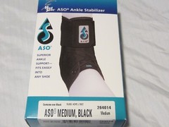 Med Spec ASO Ankle Stabilizer – Black, Size Medium