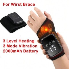 Warm Comfort Wrist Brace Heating Vibration Hand Support Pain Relief Wrap
