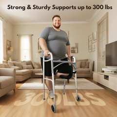 Knee Sling for Walker – Cushioned Support up to 300Lbs for Recovery