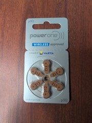 Power One Size 312 Hearing Aid Batteries 60 Count PR41 Varta Wireless Approved N