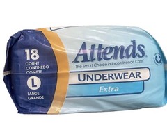 Large 44-58″ Attends Soft Adult Diapers Underwear No Odor/No leak Extra AP0730