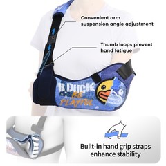 VELPEAU Arm Shoulder Elbow Immobilizer Sling Fracture Brace for Women and Men