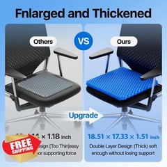 OMCOZY Gel Seat Cushion Blue