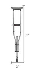 Equate Universal Crutches for Youth & Adult – Adjustable – IN BOX