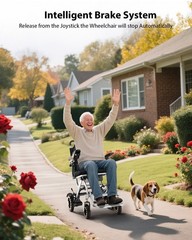 33 Lbs Lightweight Electric Wheelchair, Electric Wheelchairs for Adults Foldable