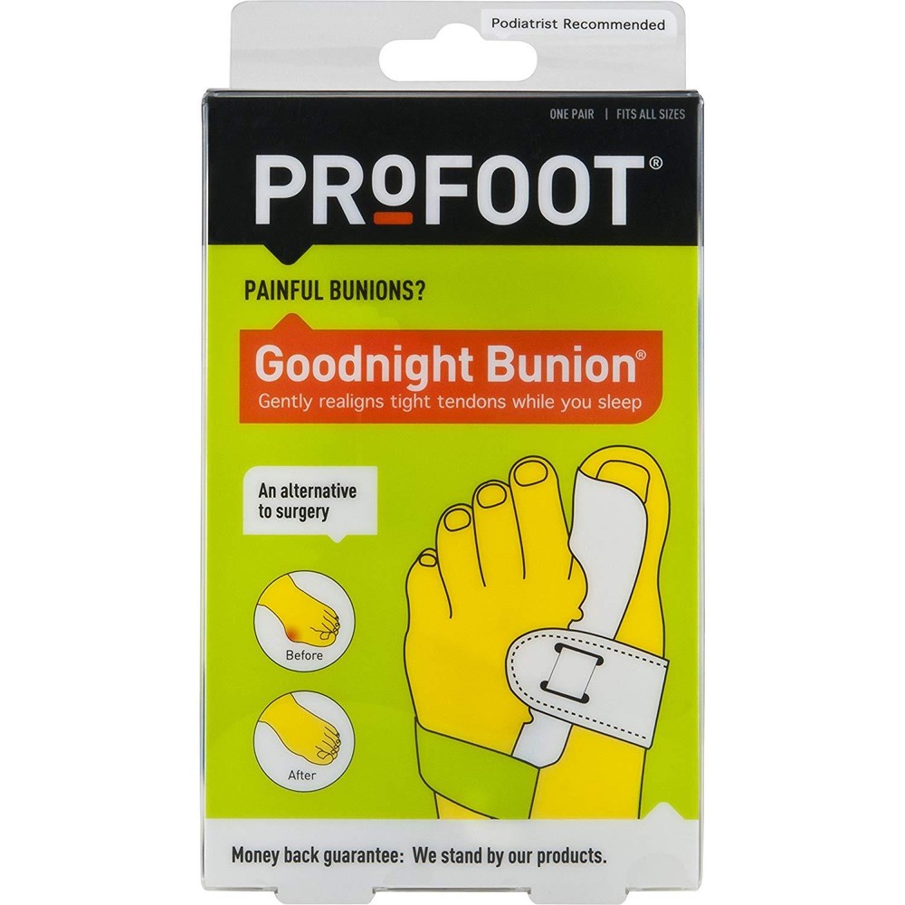 Profoot Goodnight Bunion Pro Bunion Regulator Relieve Bunion Pain 1 pair ***