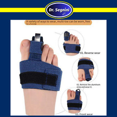 1 Pcs Toe Corrector Adjustable Splint Straightener Brace Support