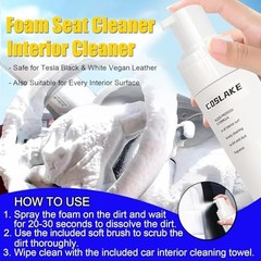 9PCS Interior Cleaner Kit for Tesla Model Y/3/S/X Accessories | Foam Seat