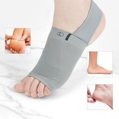 Medial Arch Support for Flat Feet Correction Sleeve with Cushion | Free Size