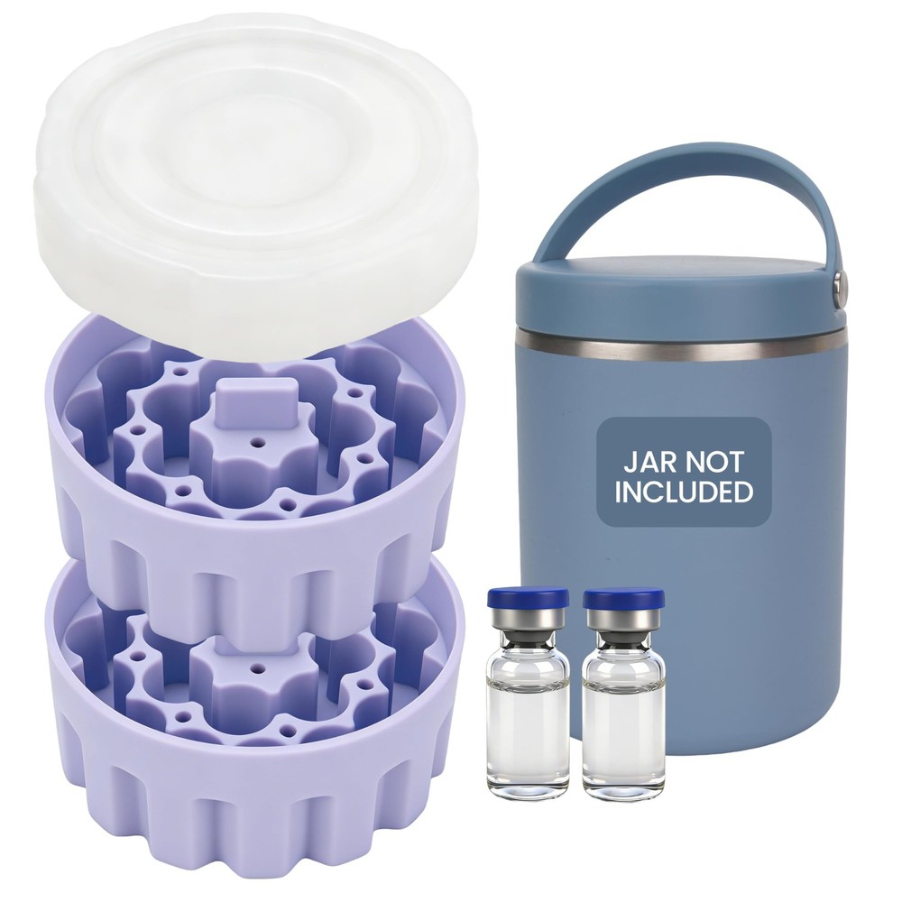 3ml Vial Insert (2 Pack) with Ice Pack Compatible Hydrapeak Food Jars,…