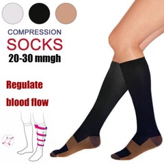 Unisex Miracle Flight Travel Compression Socks Anti Swelling Fatigue DVT Support