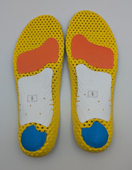 Currex RunPro Medium Profile -Size S Insoles Orthotic Arch Support Yellow