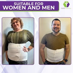 NEW Premium Plus Size Bariatric 4 Panel 12″ abdominal waist binder