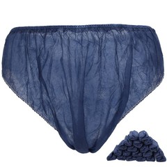 20pcs Breathable Underwear Non-Woven Underpants For Hair Salons Blue Popular
