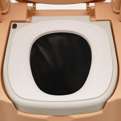 250kg/551.16lbs Height Adjustable Bedside Commodes Chair Portable Toilet Chair