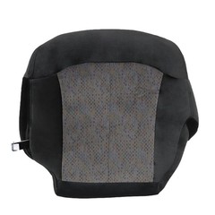 Front Driver Side Bottom Replacement Cloth Seat Cover Dark Gray 12D Black