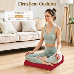 XL Memory Foam Seat Cushion for Office, Home & Car – Non-Slip Pad for Back, Scia