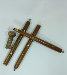 Handcrafted Walking Stick Cane for Men/Women/Old People w/Victorian Brass Handle