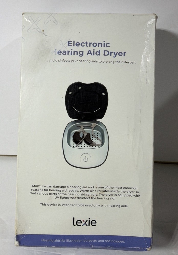 Lexie Electronic Hearing Aid Dryer *BRAND NEW/OPEN BOX*