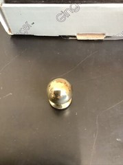Ginger 1210-3/WH Larissa Single Hook, Polished Brass/ White @27