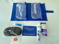MAYO HOSPITAL Travel Personal AMENITY CARE KIT with Toiletries Zippered Pouches