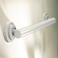 Moen YG0724BN Bathroom Safety 24-Inch Stainless Steel Modern Bathroom Grab Bar,